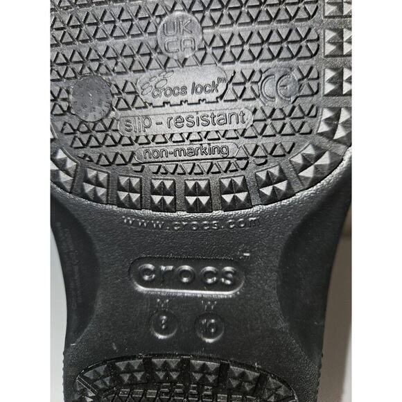 New Crocs Adult On the Clock Clogs Slip Resistant Work Shoes Slip Ons 8M, 10W - Picture 10 of 11